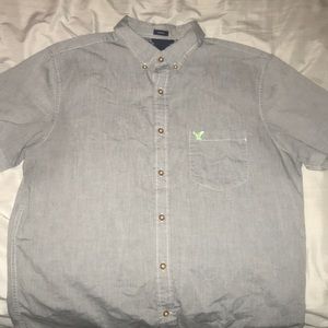 American Eagle short sleeve collared shirt